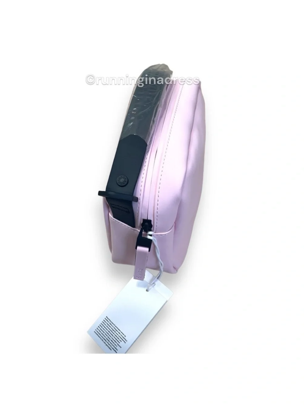 NWT Rains Box Bag W3 Candy Pink Waterproof Crossbody Shoulder Handbag